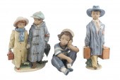 (3) Lladro child figures and f