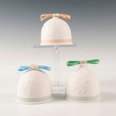 3 LLADRO FIGURINE BELLS -SUMME