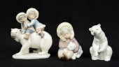 (3) Lladro polar bear & Eskimo