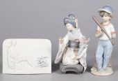 (3) Lladro porcelain figurines