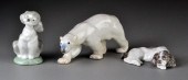 (3) Lladro Porcelain Figurines