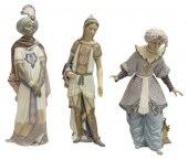 (3) LLADRO PORCELAIN WISE MEN