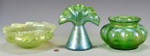 3 LOETZ ART GLASS ITEMSThree a
