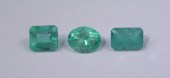 3 LOOSE EMERALDS - ALL OVER 2