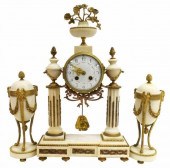(3) LOUIS XVI STYLE MARBLE CLO