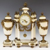 (3) LOUIS XVI STYLE MARBLE CLO