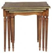 (3) LOUIS XVI STYLE MARQUETRY