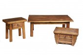 (3) LOW CHINESE TABLES - Inclu