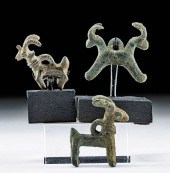 3 LURISTAN BRONZE IBEX PENDANT