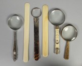 3 magnifying glasses (one Tiff