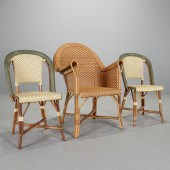 (3) MAISON DRUCKER WOVEN RATTA