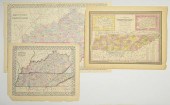 3 MAPS TOTAL , 1 OF TENNESSEE,