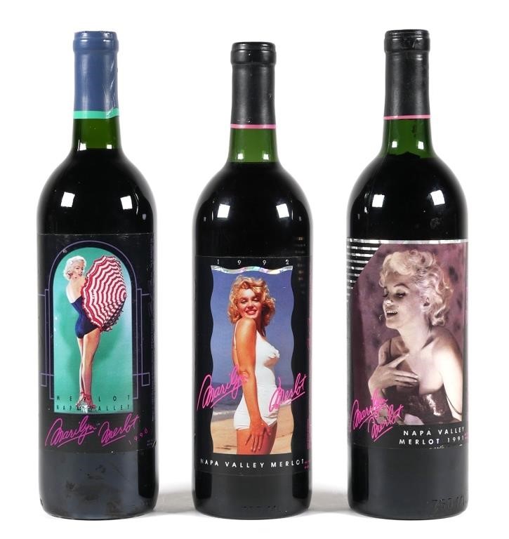 (3) MARILYN MERLOT WINE