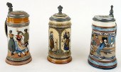3 MARKED GERMAN MATTLACH PORCE