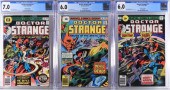 3 MARVEL COMICS DOCTOR STRANGE