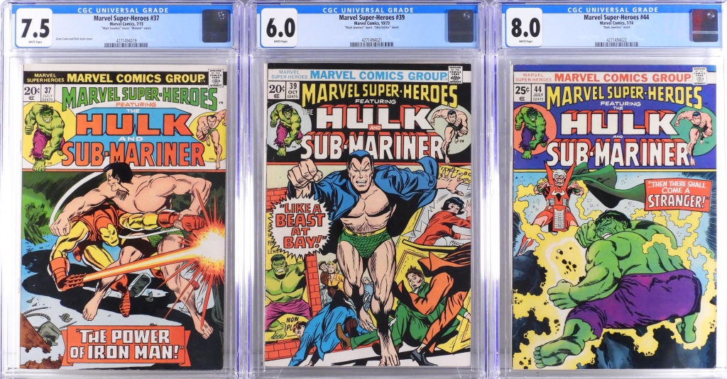 3 MARVEL COMICS MARVEL SUPER-HEROES