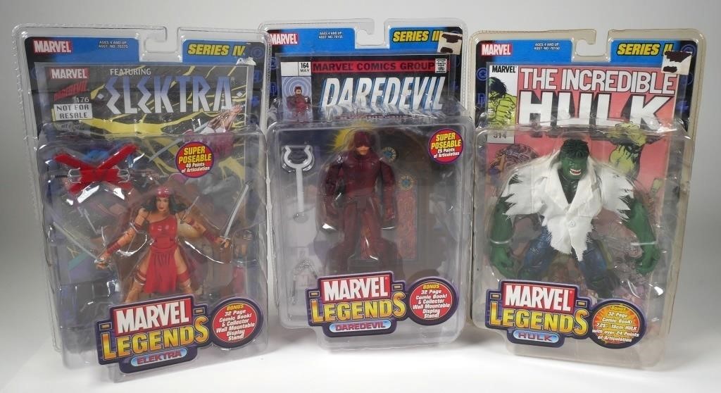 (3) MARVEL LEGENDS ACTION