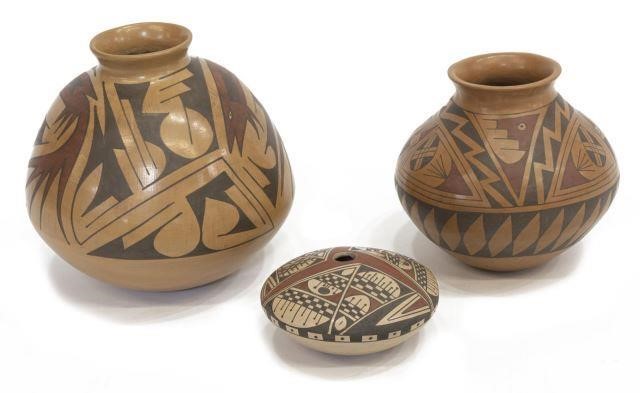 (3) MATA ORTIZ MEXICO POLYCHROMED
