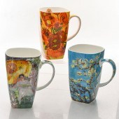 3 MCINTOSH FINE BONE CHINA MUG