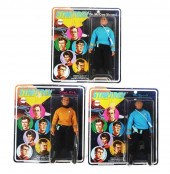 3 MEGO STAR TREK ACTION FIGUES