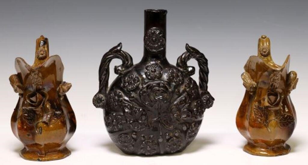 (3) MEXICO GLAZED POTTERY
