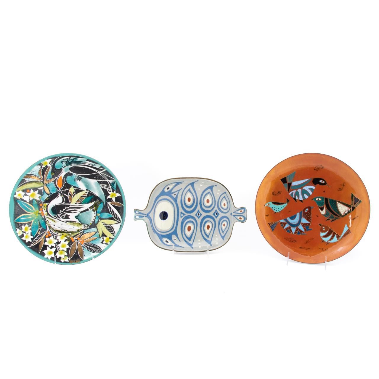 3 MID-CENTURY MODERN CERAMIC &
