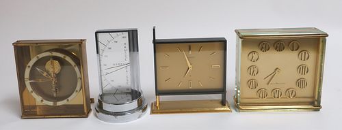 3 MIDCENTURY CLOCKS& ZEISS CHROME