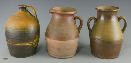 3 MIDDLE TN POTTERY ITEMS1st
