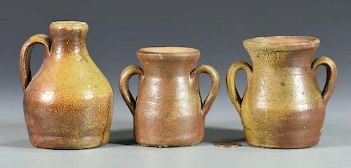 3 MIDDLE TN STONEWARE POTTERY