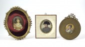 3 MINIATURE PAINTINGS OF NAPOL