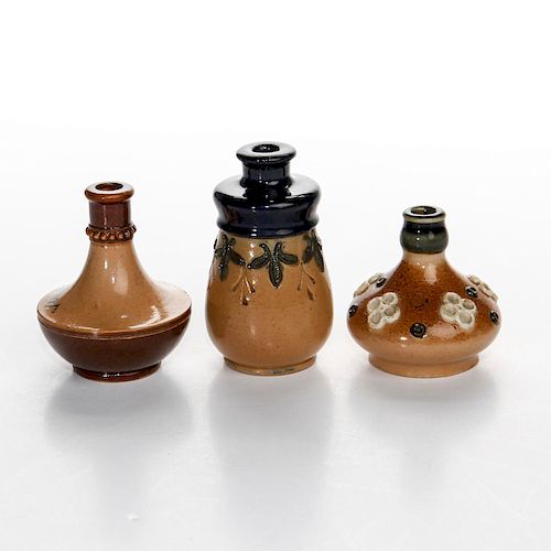 3 MINIATURE ROYAL DOULTON ART