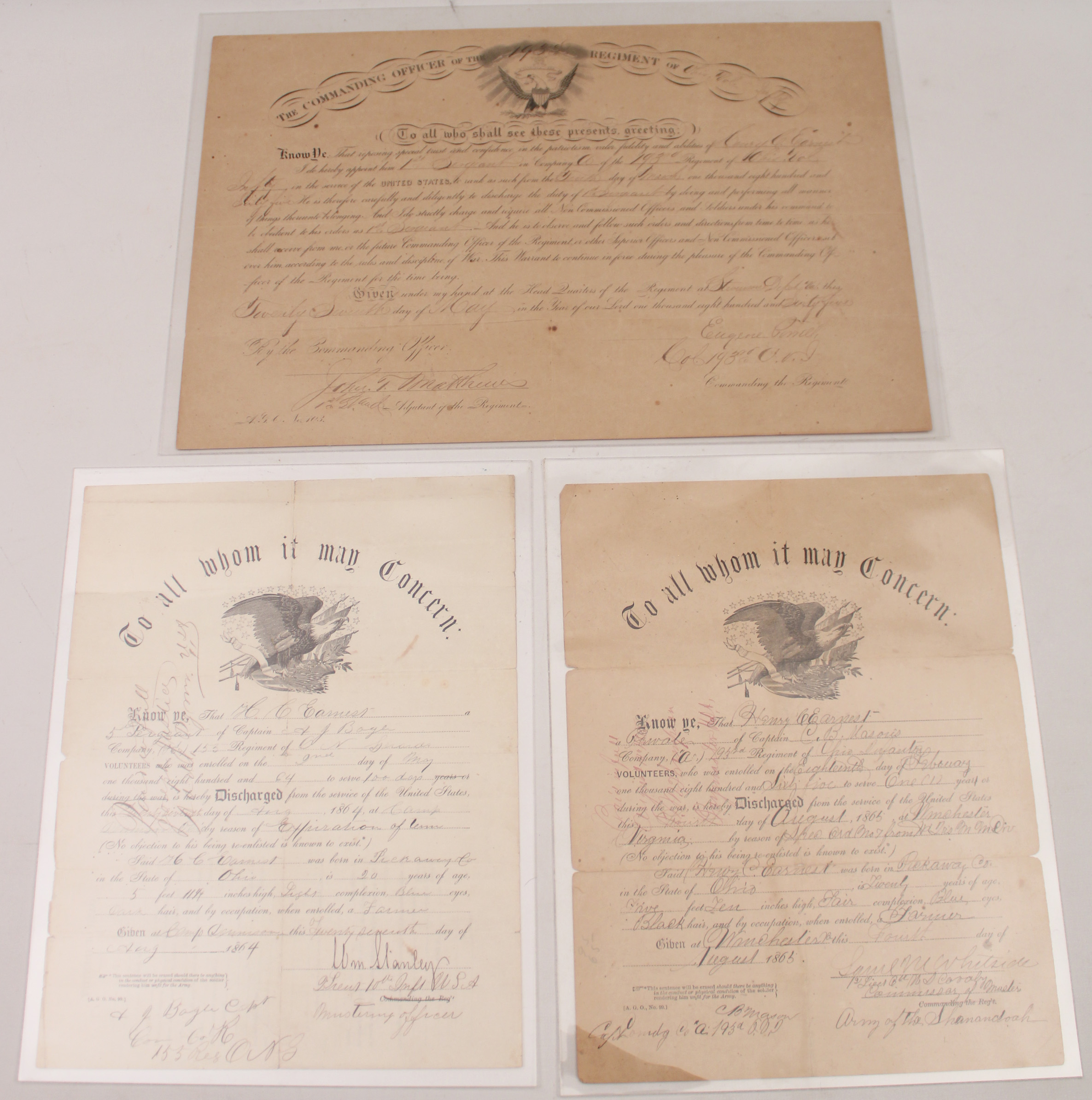 3 MISC. CIVIL WAR PERIOD