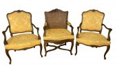 3 MISC. LOUIS XV STYLE CARVED