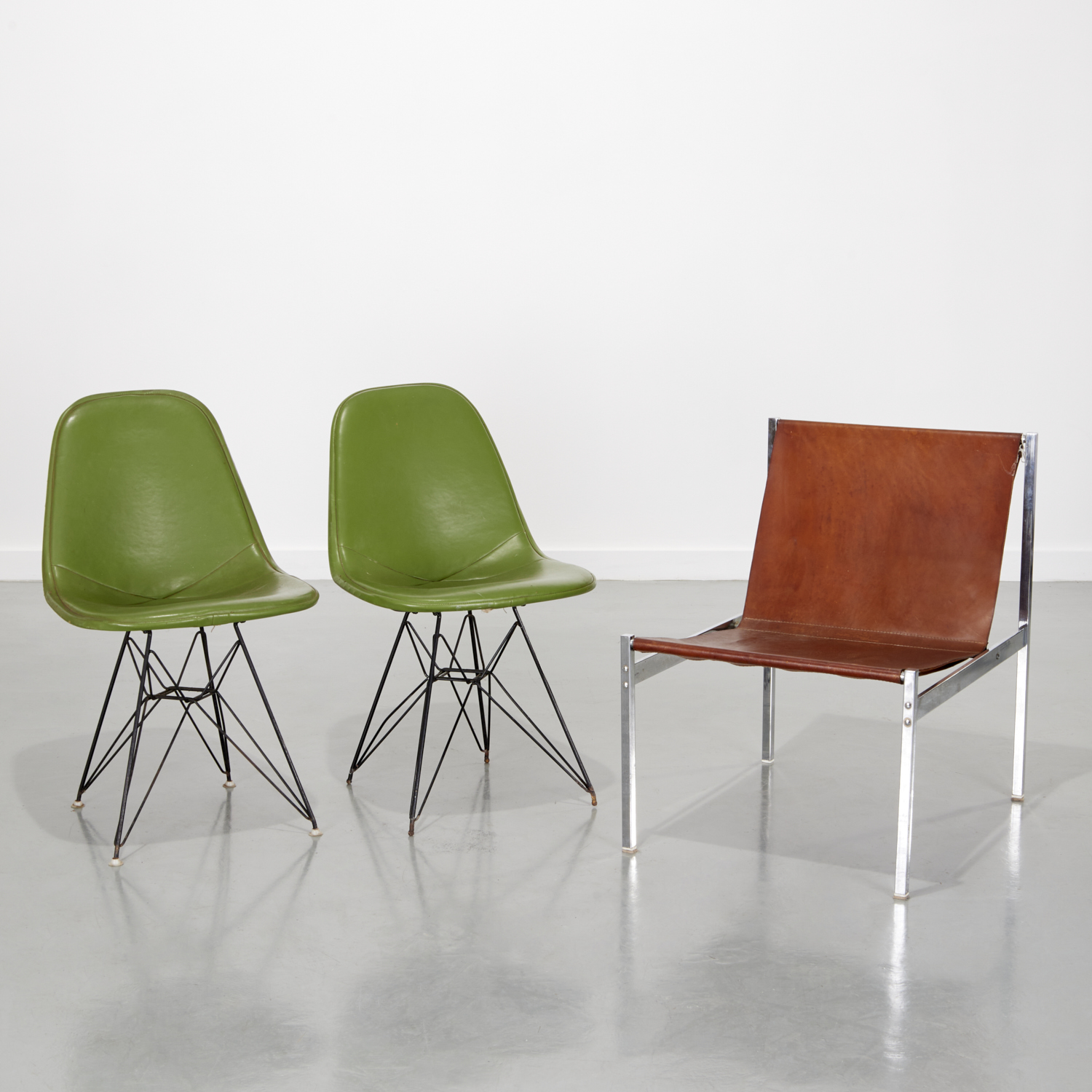 (3) MODERN CHAIRS, INCL. HERMAN