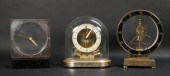 3 MODERN ELECTRIC SHELF CLOCKS