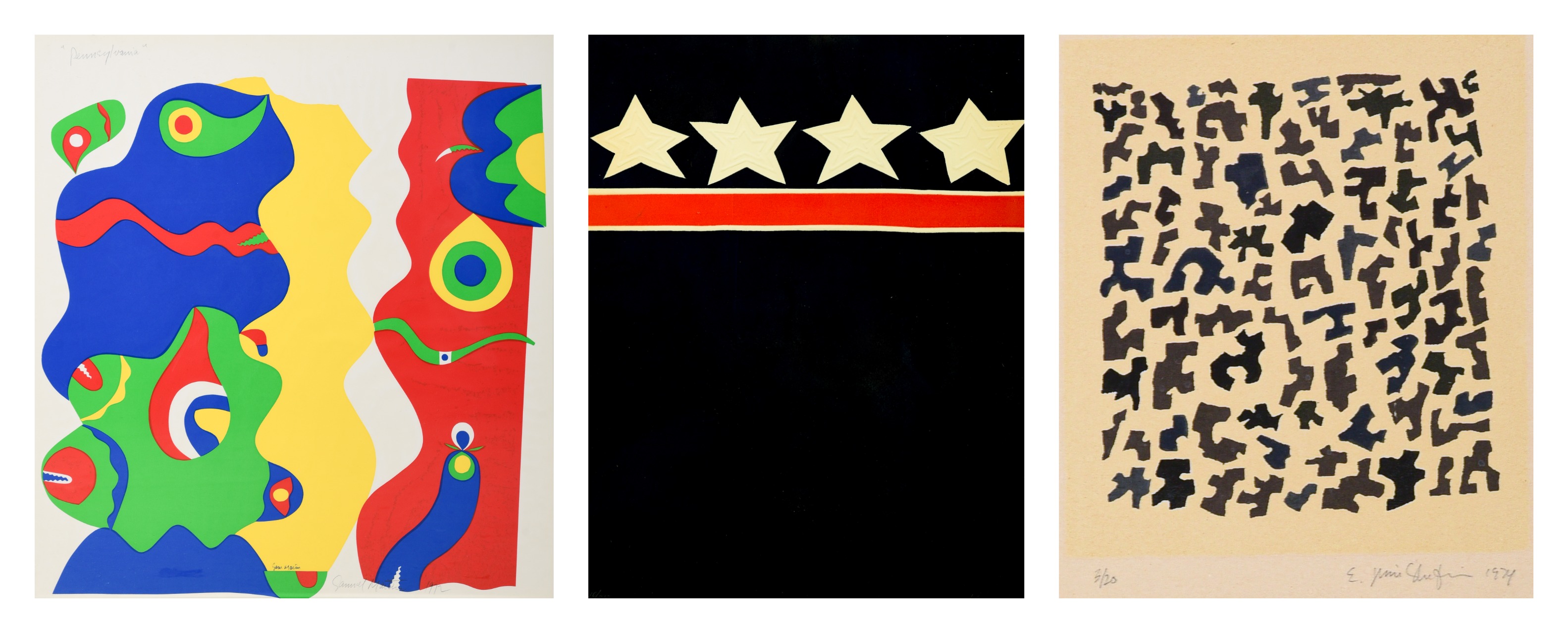 (3) Modern Prints,