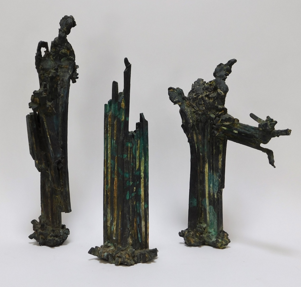 3 MODERNIST FIGURATIVE ABSTRACT