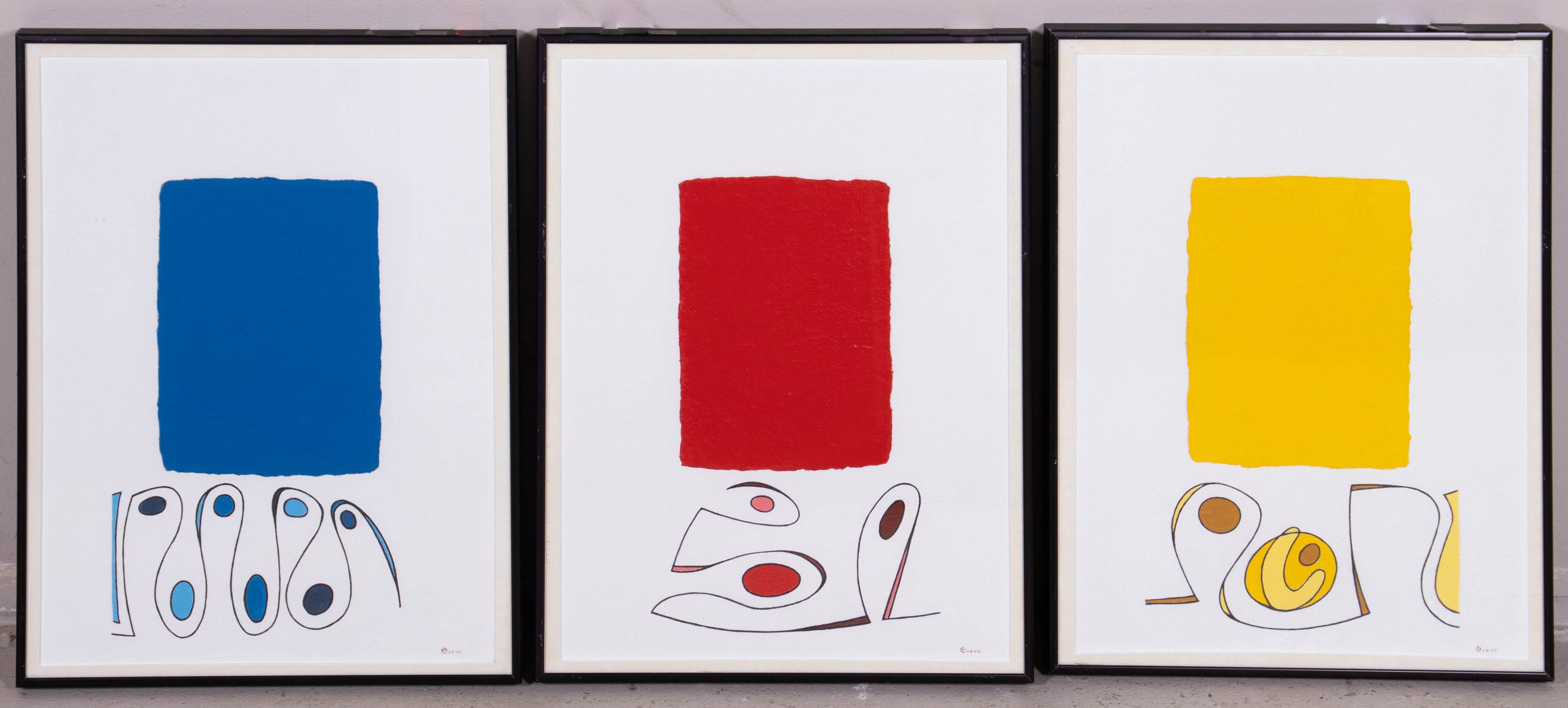 (3) Morris Blackman, American,
