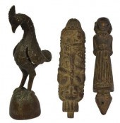 (3) MUSICIAN TEMPLE CARVINGS &