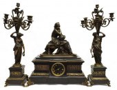 (3) NAPOLEON III PERIOD MANTEL
