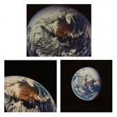 3 NASA CHROMOGENIC PRINTS OF T