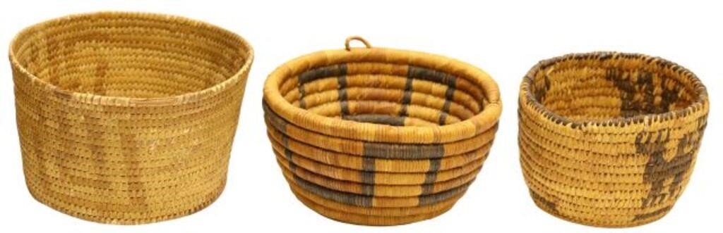 (3) NATIVE AMERICAN HOPI & PAPAGO
