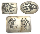 (3) NATIVE AMERICAN HOPI STERL