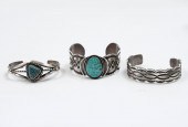 3 NATIVE AMERICAN INDIAN CUFF