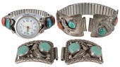 (3) NATIVE AMERICAN SILVER & T