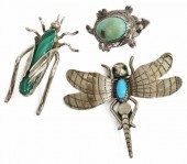(3) NATIVE AMERICAN STERLING Z