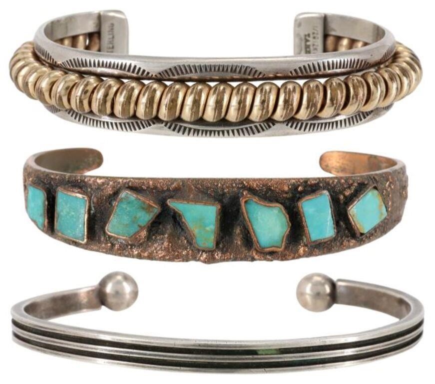 (3) NAVAJO & SOUTHWEST SILVER, GF &