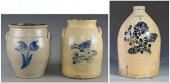 3 NEW ENGLAND STONEWARE ITEMS