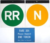 (3) NEW YORK CITY SUBWAY SIGNS