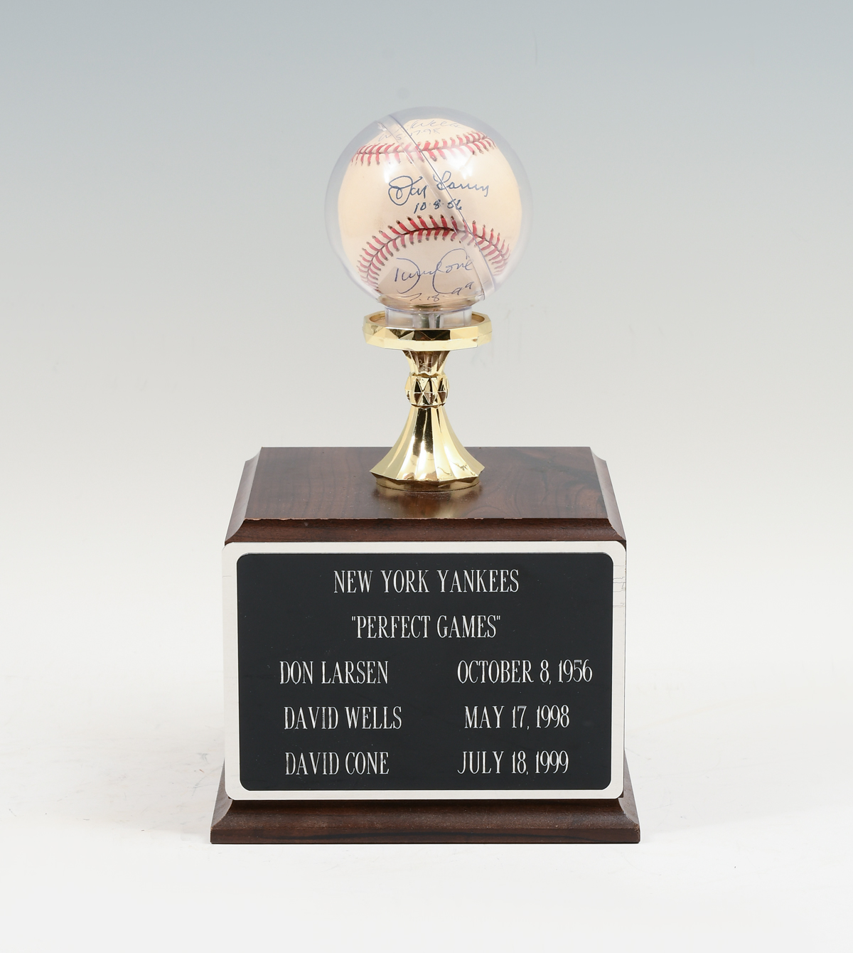 3 NY YANKEE PERFECT GAME PITCHERS